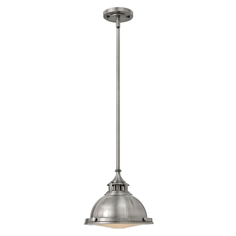 LED Pendant from the Amelia Collection in Polished Antique Nickel Finish by Hinkley