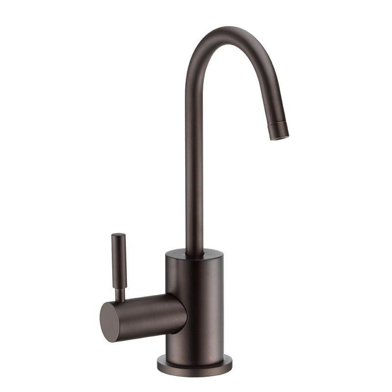 Point of Use Instant Hot Water Drinking Faucet with Gooseneck Swivel Spout