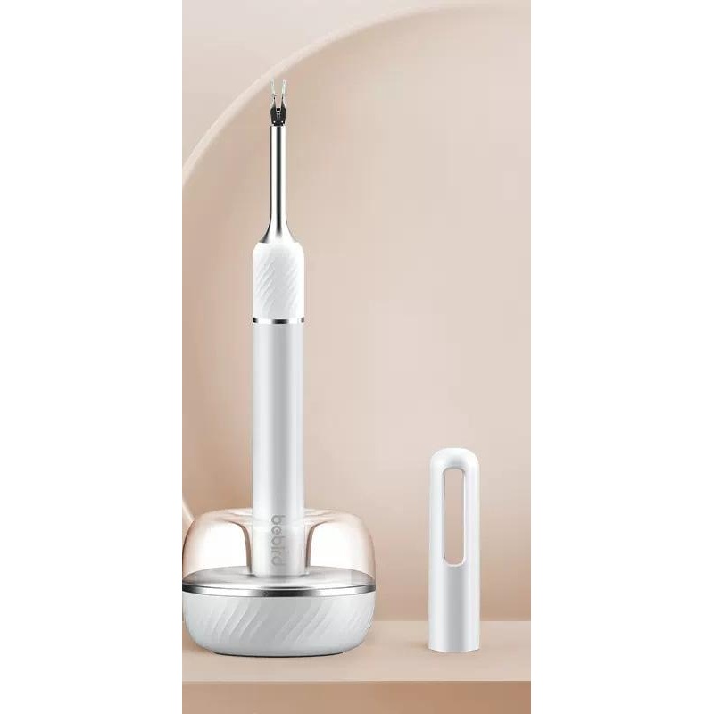 Smart Visual Ear Cleaner with HD Endoscope & Precision Tweezers – Safe for Adults & Children(White)