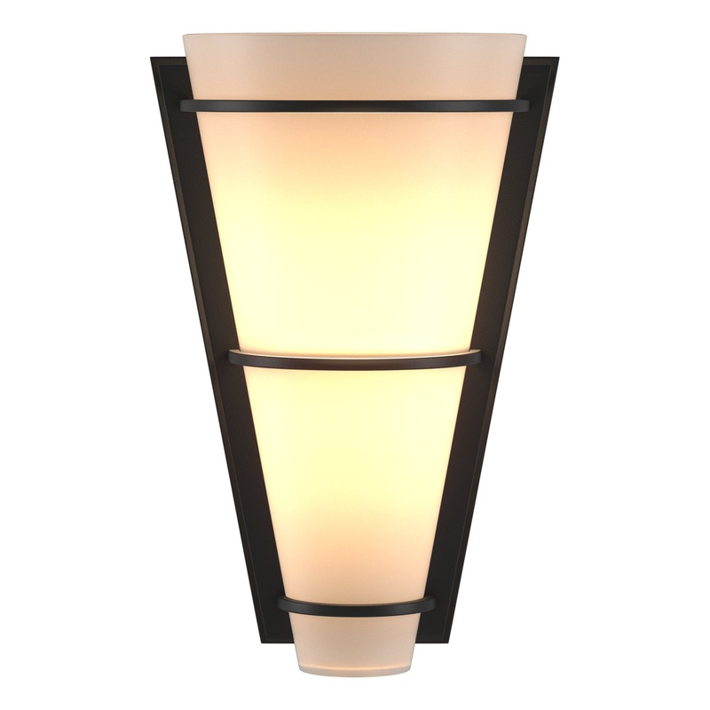 Suspended Half Cone Sconce Black