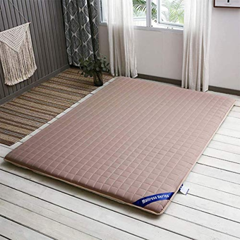 Z&HA Spesso Pieghevole Tatami Materasso, Ultra Morbida Traspirante futon Giapponese Tappetino Portatile dormitorio Mattress Pad,C,90x190cm