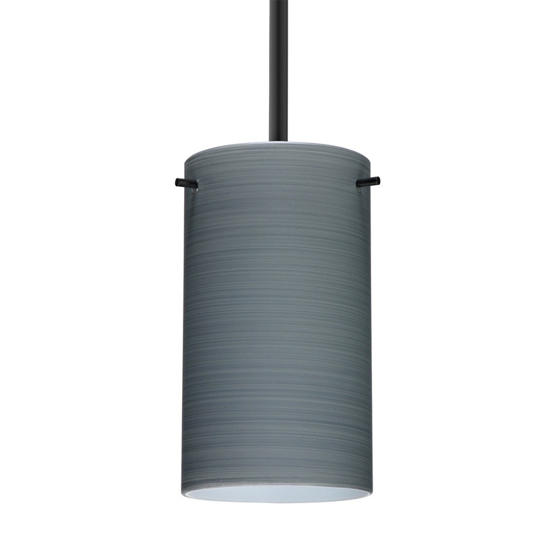 Besa 1TT-4404TN-LED-BK Besa Stilo 7 Stem Pendant LED Pendant Black
