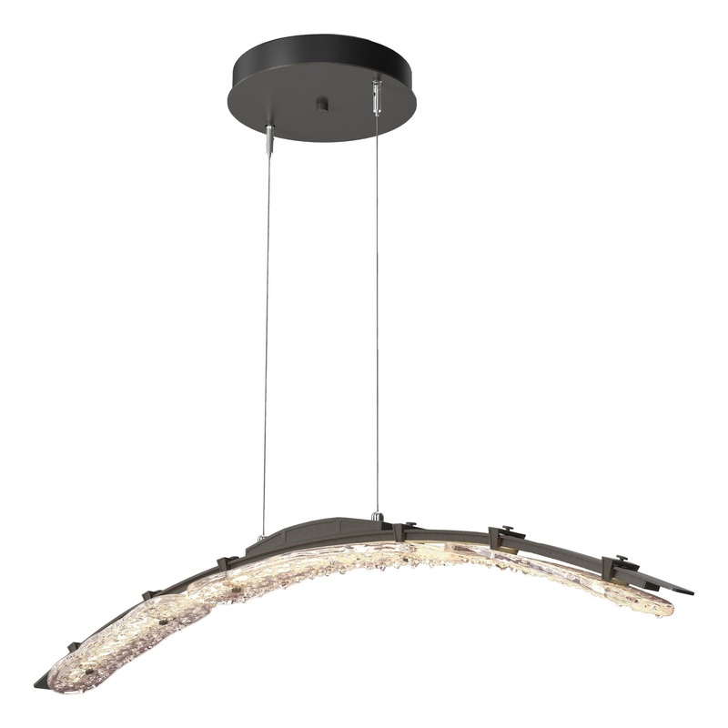 Glissade Large LED Pendant Dark Smoke