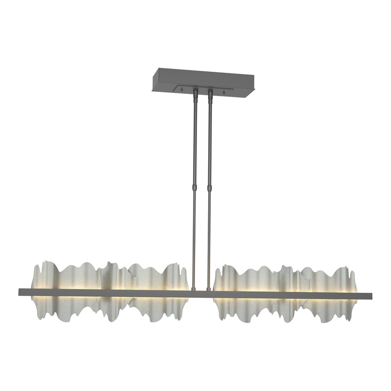 Hildene Large LED Pendant Black Vintage Platinum