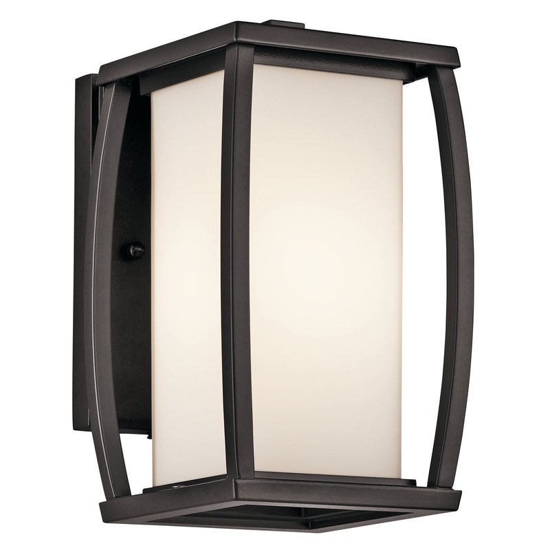 Kichler 49336AZ One Light Outdoor Wall Mount, Architectural Bronze