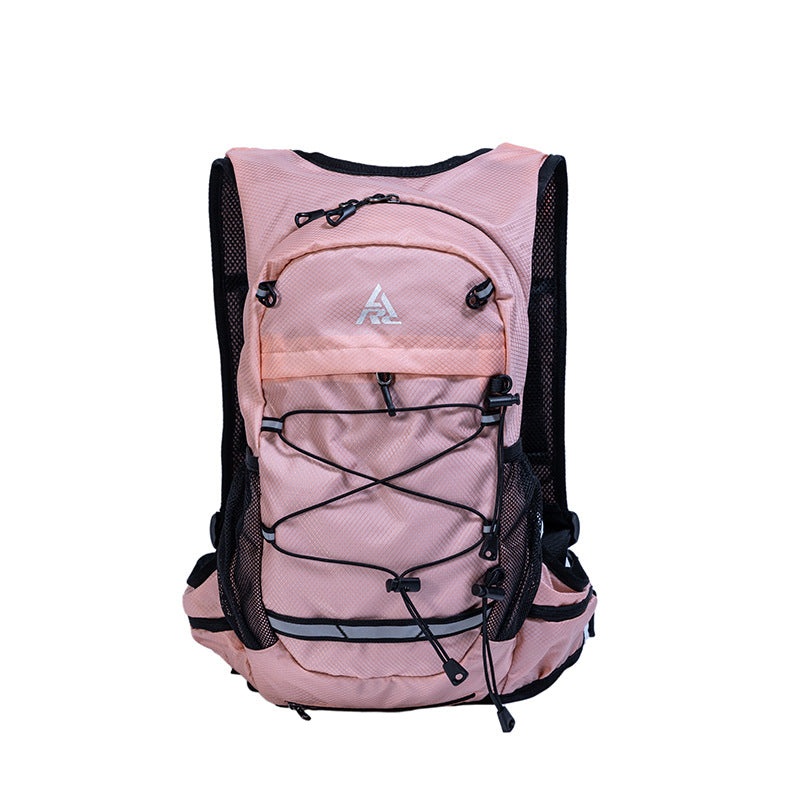 Pink Lightweight Hydration Backpack for Trail Running, Cycling, and Marathons