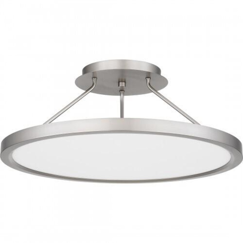Quoizel OST1820BN Outskirts Semi flush led light brushed nickel Semi-Flush Mount