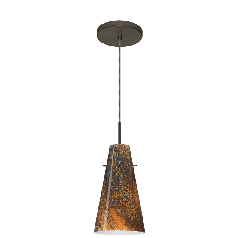 Besa 1JT-4124CE-BR Cierro One Light Pendant Bronze (Discontinued)