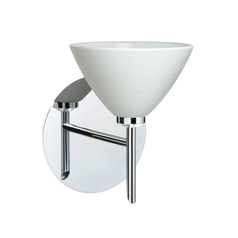 Besa 1SW-1743KR-CR Domi One Light Wall Sconce Chrome