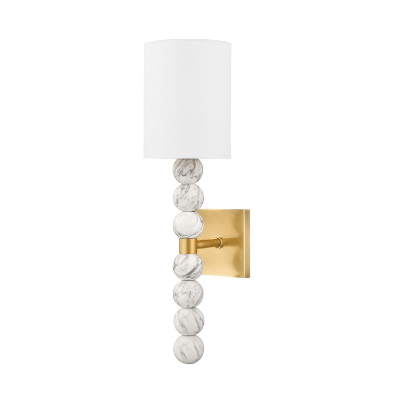 Corbett Lighting 397-01-VB Kodiak One Light Wall Sconce Vintage Brass