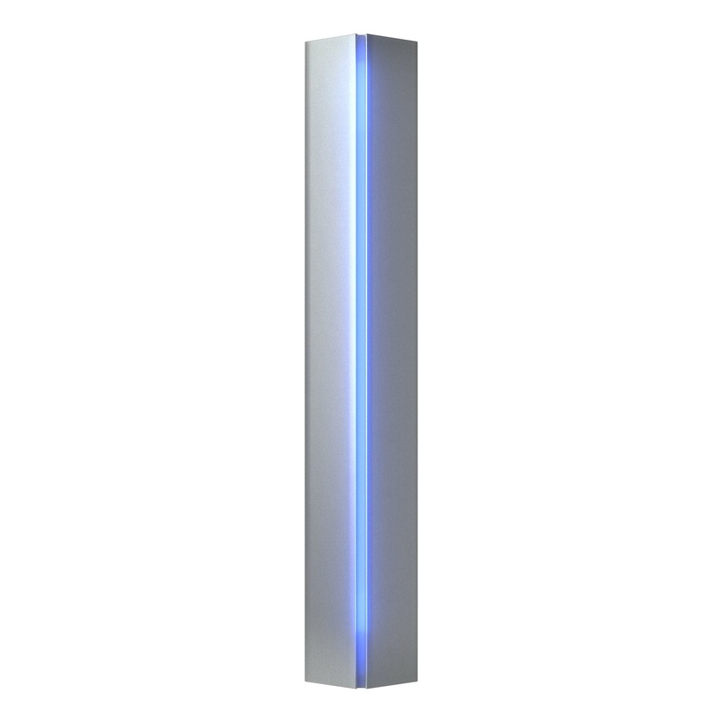 Gallery Small Sconce Vintage Platinum Blue Glass (EE)