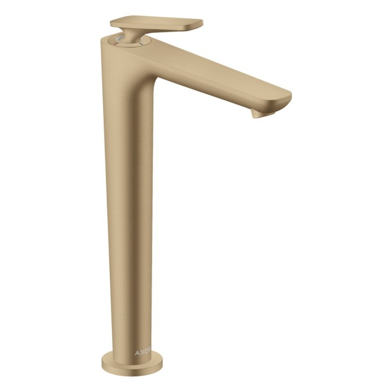 Lavatory Faucet Citterio C 250 1 Lever ADA WaterSense Brushed Bronze 1.2 Gallons per Minute Deck Mount Less Drain 1 Hole CoolStart EcoRight AirPower Comfort Zone