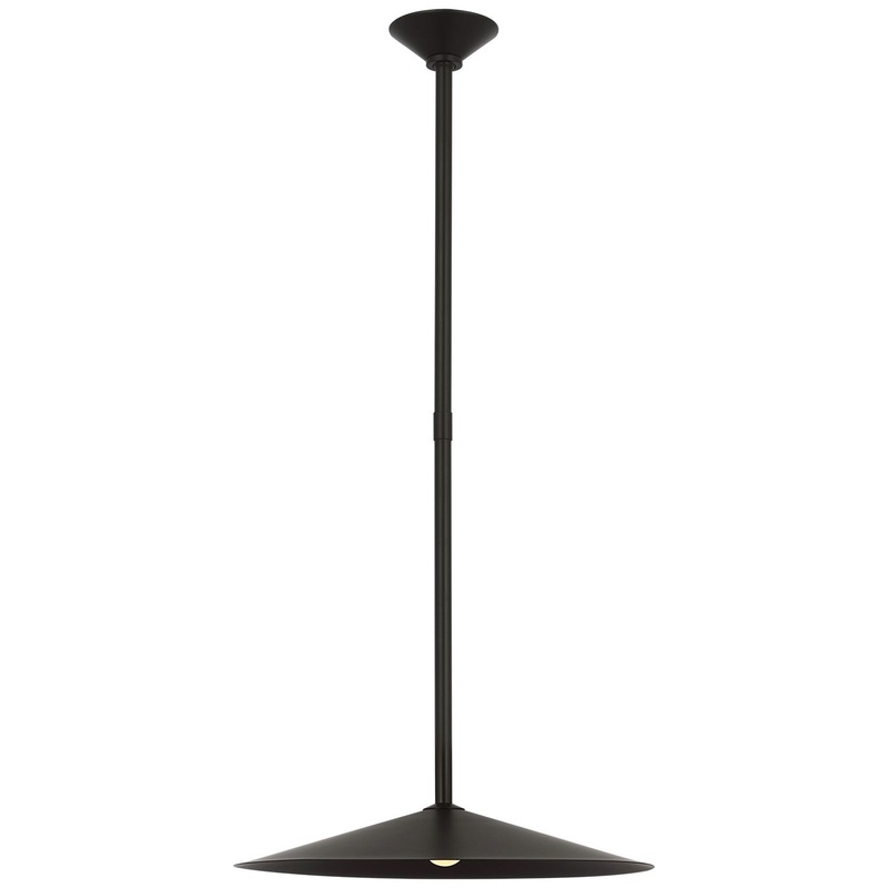 LED Pendant from the Ponce Collection in Modern Iron Finish by Visual Comfort Signature