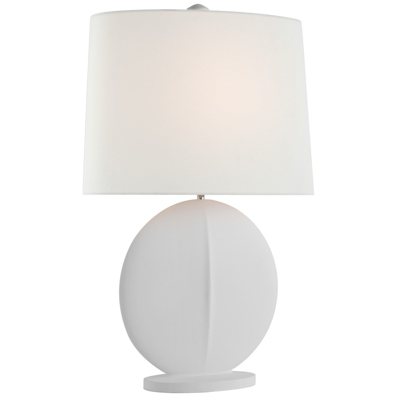 LED Table Lamp from the Mariza Collection in White Finish by Visual Comfort Signature