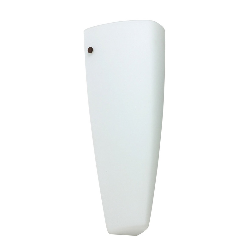One Light Wall Sconce from the Lina Collection in Bronze Finish by Besa