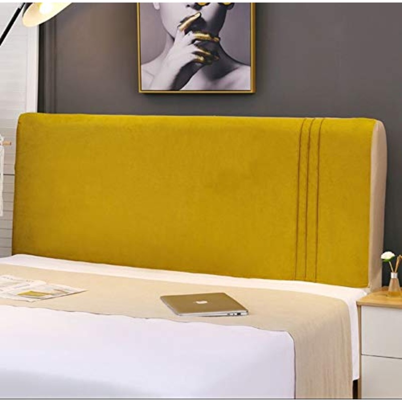 OOFAYWFD Copritestiera-Letto Copertura/Copri Testata Letto Elasticit Matrimoniale/Singolo Imbottito Fodera Protezione, (Color : B, Size : 150cm)