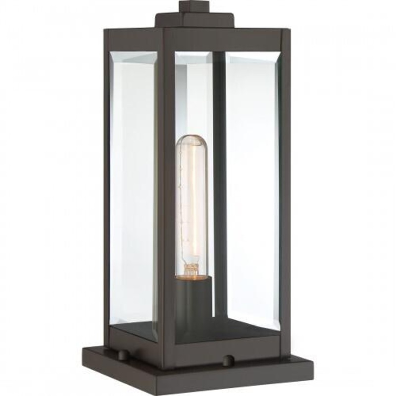 Quoizel WVR9106WT Westover Outdoor pier base 1light western bronze Outdoor Lantern