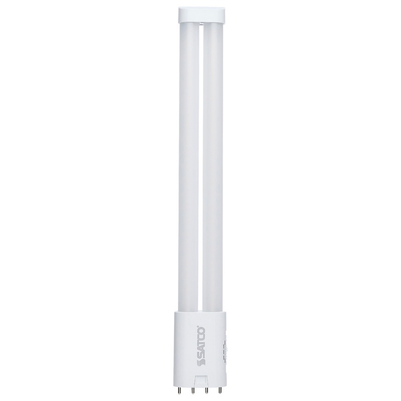 10 Watt PLL LED – 2G11 Base – 30K/35K/40K/50K/65K CCT Selectable – Ballast Bypass – 120-277 Volt by Satco