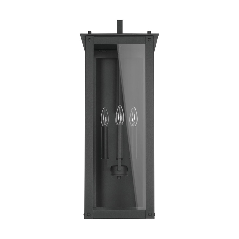 Capital Lighting 934641BK Hunt 4-Light Wall Mount Black