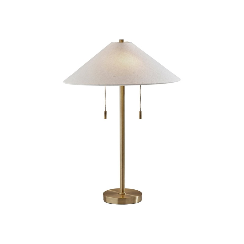 Claremont Table Lamp Antique Brass