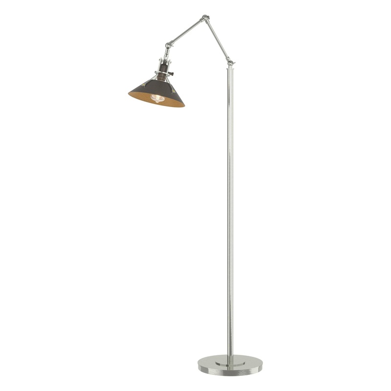 Henry Floor Lamp Sterling Dark Smoke