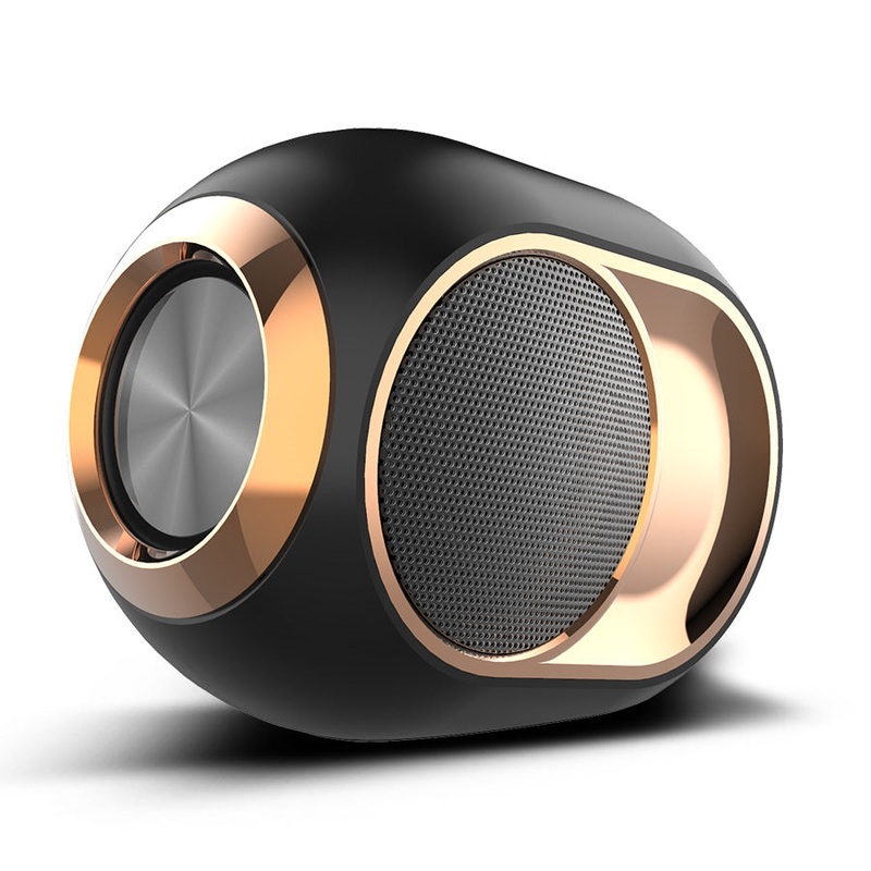 Portable Wireless Bluetooth 5.0 Speaker – TWS Stereo, Powerful Bass, Hands-Free Calls & Multiple Playback Modes(black)