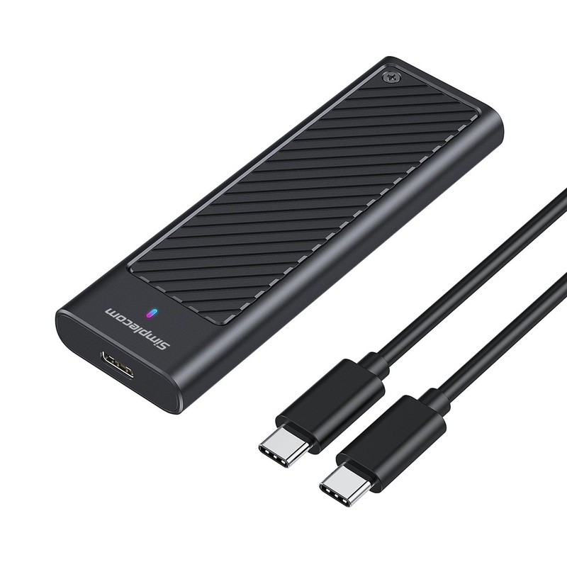 Simplecom SE538 M.2 SSD to USB 3.2 Gen 2×2 USB-C Enclosure 20Gbps NVMe SATA Dual Protocol