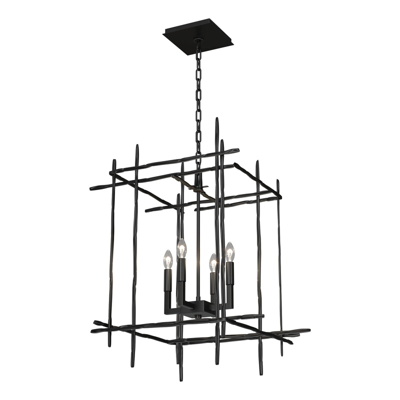 Tura 4-Light Medium Chandelier Ink