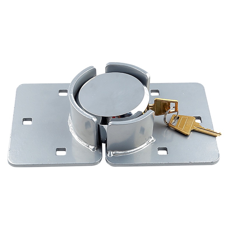 Van Door Lock With Brackets – Heavy Duty Security Vehicle Hasp Padlock