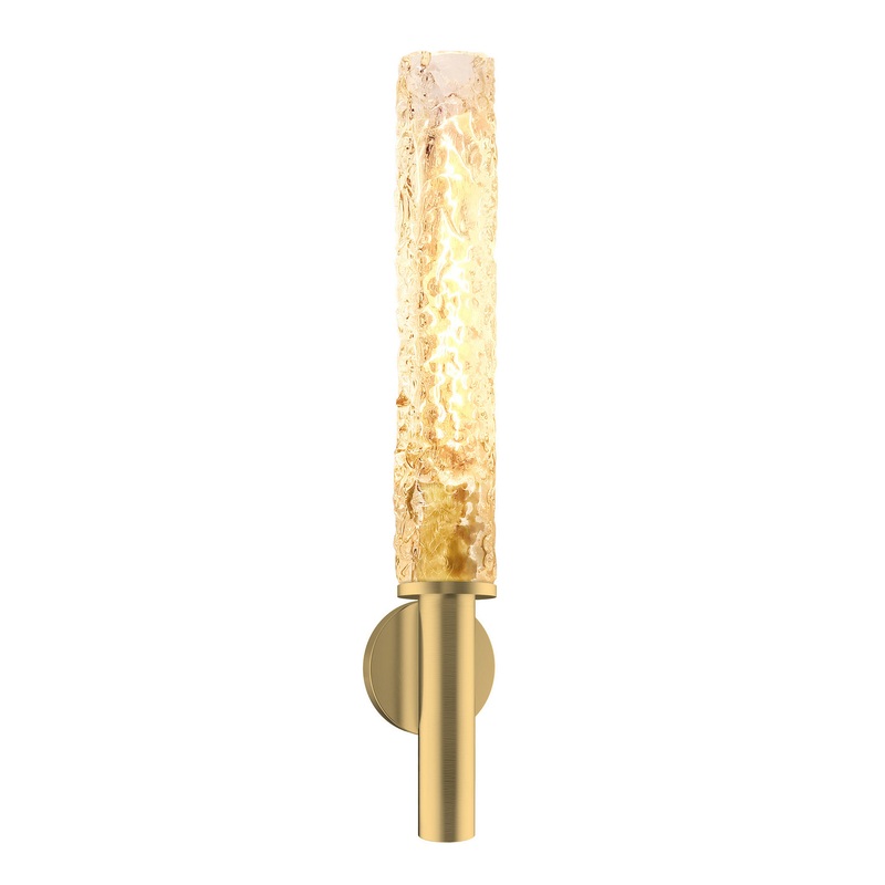 Wall Sconce from the Firenze Collection in Brushed Brass Finish by Stone Lighting