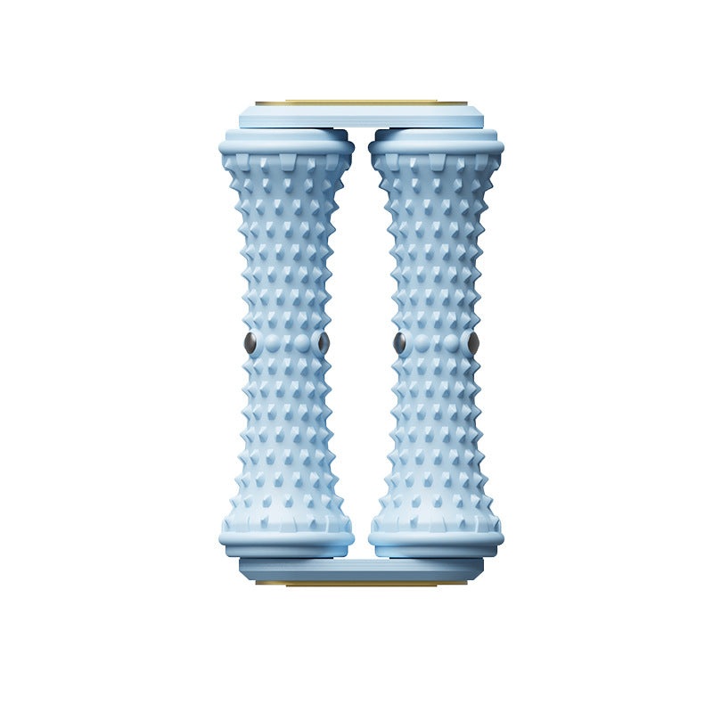 Blue Ergonomic Dual Foot Massage Roller – Deep Tissue Relief for Plantar Fasciitis, Arch Pain & Tired Feet