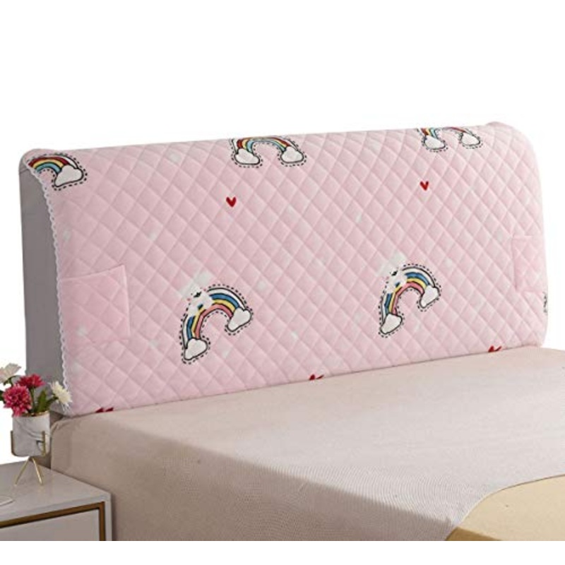 HDGZ Fodera Elastica Protezione Copertura per Testiera per Letto Copri Testata Letto Elastico all-Inclusive Coperchio Europeo Soft Cover Lavabile Testata Letto (Color : L, Size : 120 * 60cm)