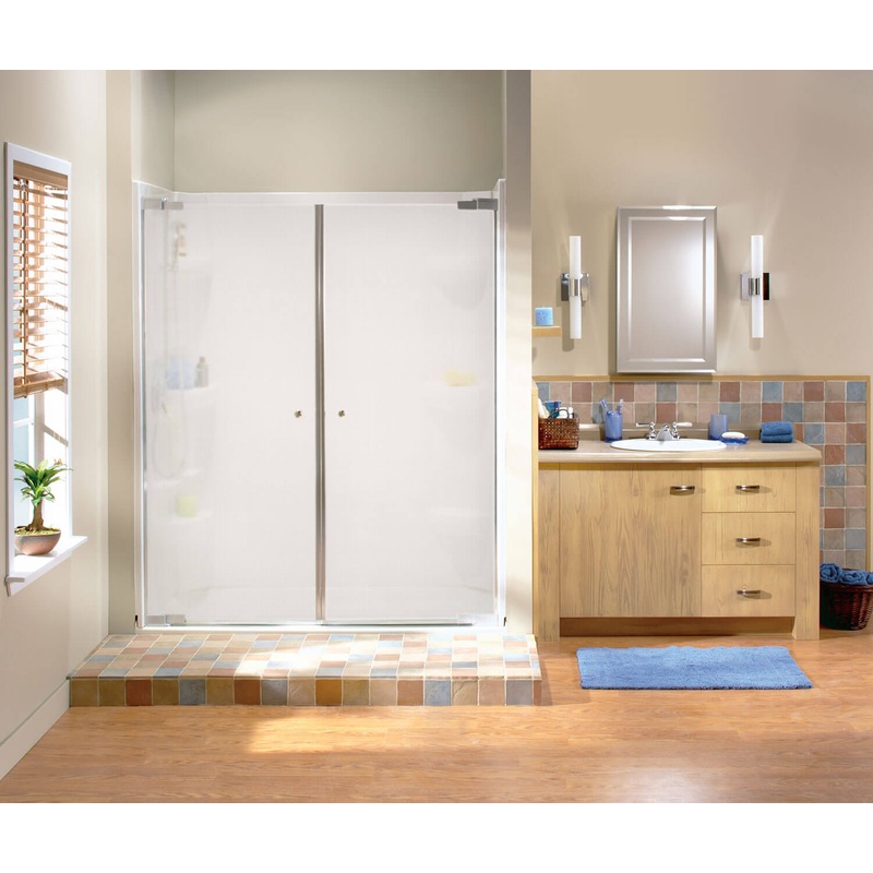 Kleara 2-panel Pivot Shower Door 51 -54  x 69 in. 6 mm