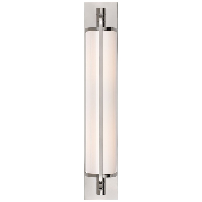 Two Light Wall Sconce from the Keeley Collection in Polished Nickel Finish by Visual Comfort Signature