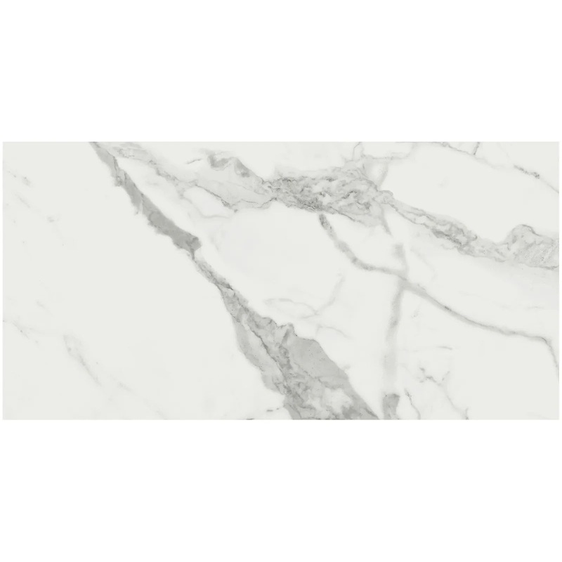 12″ x 24″ Mayfair Statuario Venato Polished Rectified Porcelain 12″ x 24″