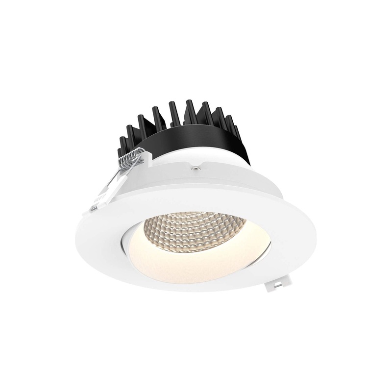 4″ CCT Gimbal Recessed Downlight White With Dim-to-Warm Technology