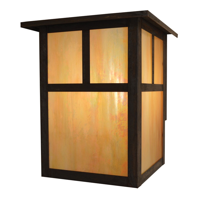 Arroyo MW-10TGW-MB Mission One Light Wall Mount Mission Brown