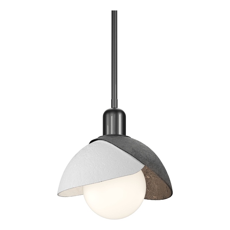 Brooklyn Double Shade Mini Pendant Ink White