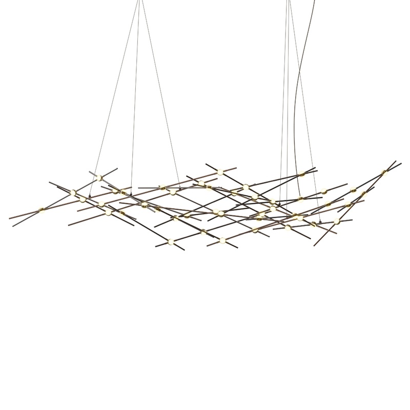 Constellation Ursa Major Espresso Black with White Optical Acrylic 2200K 20′ Adjustable Cord/Cable