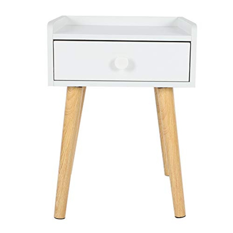 DFGH Comodino Comodino Semplice Camera da Letto Moderna da Letto Comodino Cassetto Cassetto Cabined Mobile Comodino (Bianco)