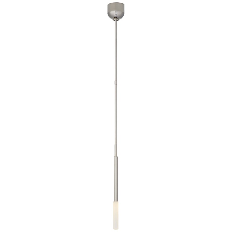 LED Pendant from the Rousseau Collection in Polished Nickel Finish by Visual Comfort Signature