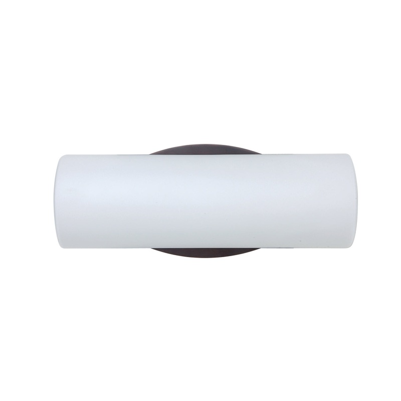 One Light Wall Sconce from the Baaz Collection in Bronze Finish by Besa