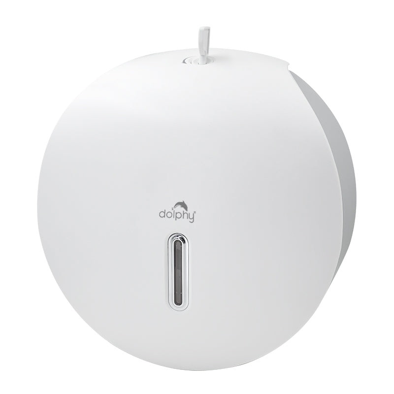 PLAZA Jumbo Toilet Roll Dispenser – White