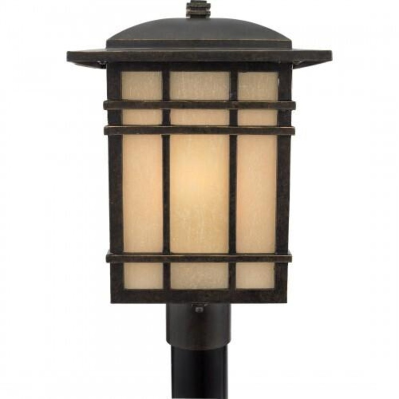 Quoizel HC9011IB Hillcrest Outdoor post impr brnz 1l Outdoor Lantern