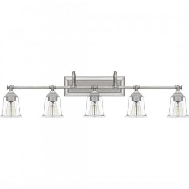 Quoizel NLC8605BN Nicholas Bath 5 light brushed nickel Bath Light