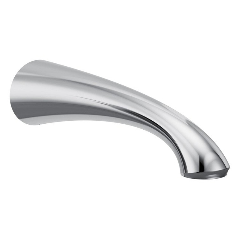 Tub Spout Glyde Less Diverter Chrome 10 Inch Metal 1/2 IN
