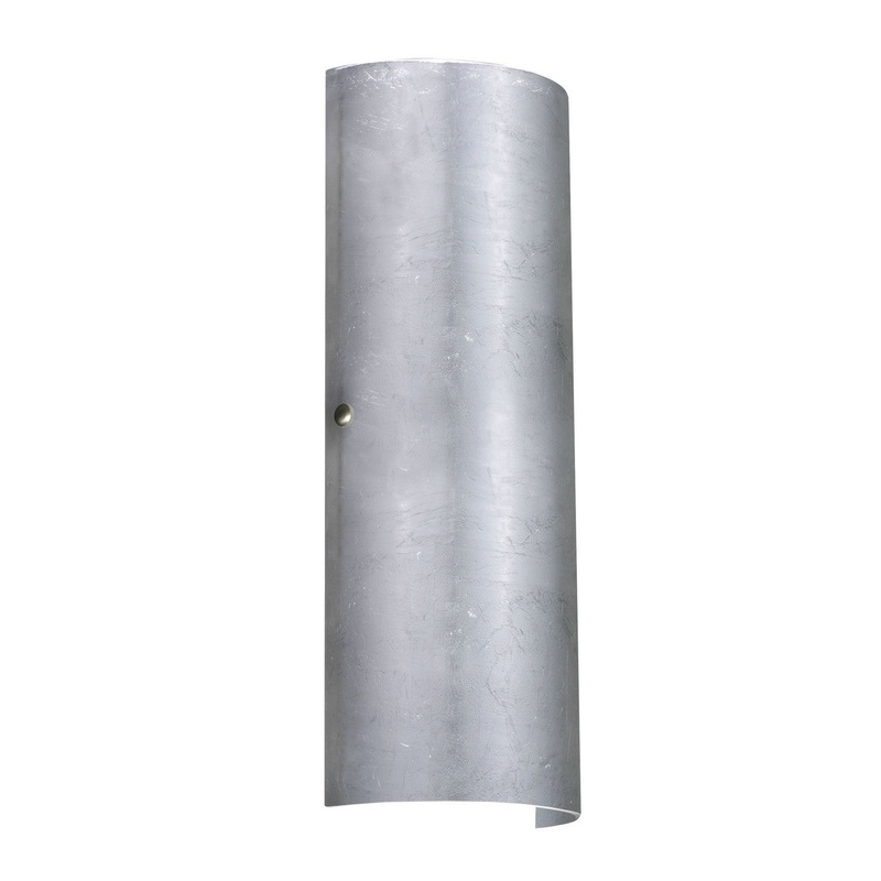 Two Light Wall Sconce from the Torre Collection in Satin Nickel Finish by Besa