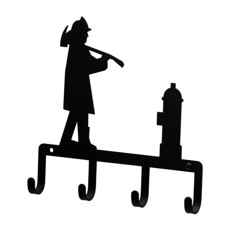 Village Wrought Iron KH-15 Fireman Key Holder