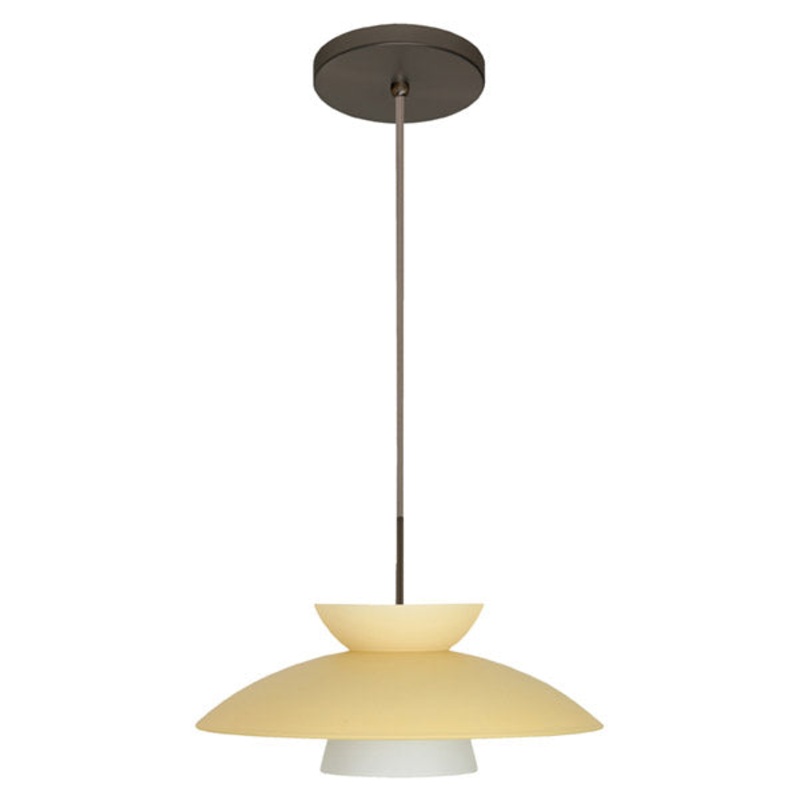 Besa 1JT-451397-BR Trilo One Light Pendant Bronze