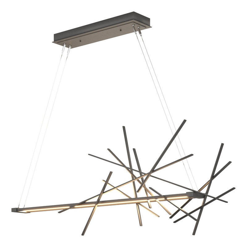 Cascade LED Pendant Natural Iron